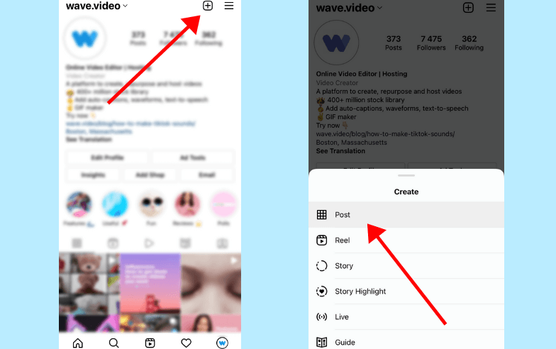 How to post videos on Instagram